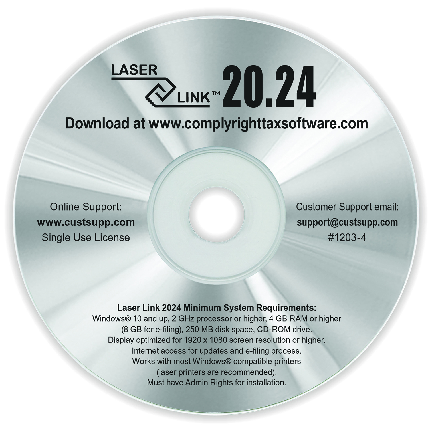 Laser Link for Windows for various Blank &amp; Pre-Printed Laser Forms CD ROM