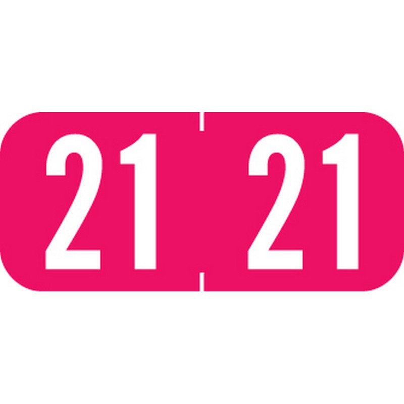 Tab Products kompatible Yearband Etiketten, Vinyl Lager. 1/2" x 1-1/8" - Rolle - Bild 7 von 8