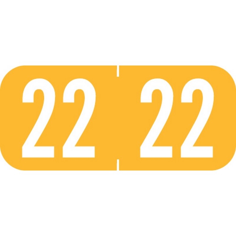 Tab Products kompatible Yearband Etiketten, Vinyl Lager. 1/2" x 1-1/8" - Rolle - Bild 8 von 8