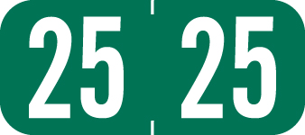 Tab Products kompatible Yearband Etiketten, Vinyl Lager. 1/2" x 1-1/8" - Rolle - Bild 2 von 8