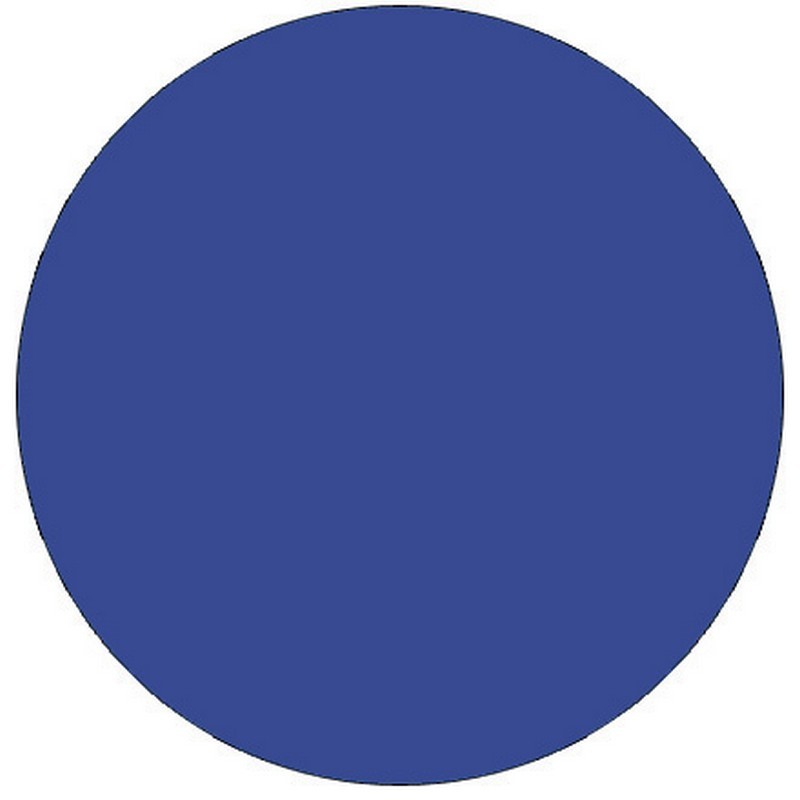 1-1/2" Diameter Dark Blue Circle Labels (500 per Roll)