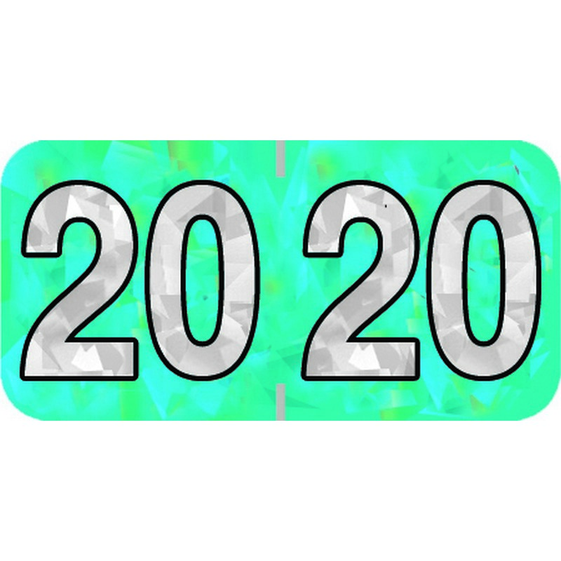 PMA Compatible Yearband Labels,Holographic colors, 1-1/2″ X 3/4″ – 500 per Roll