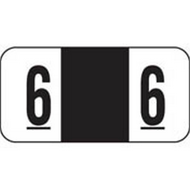 Jeter Compatible Numeric Labels, Polylaminated Stock, 3/4