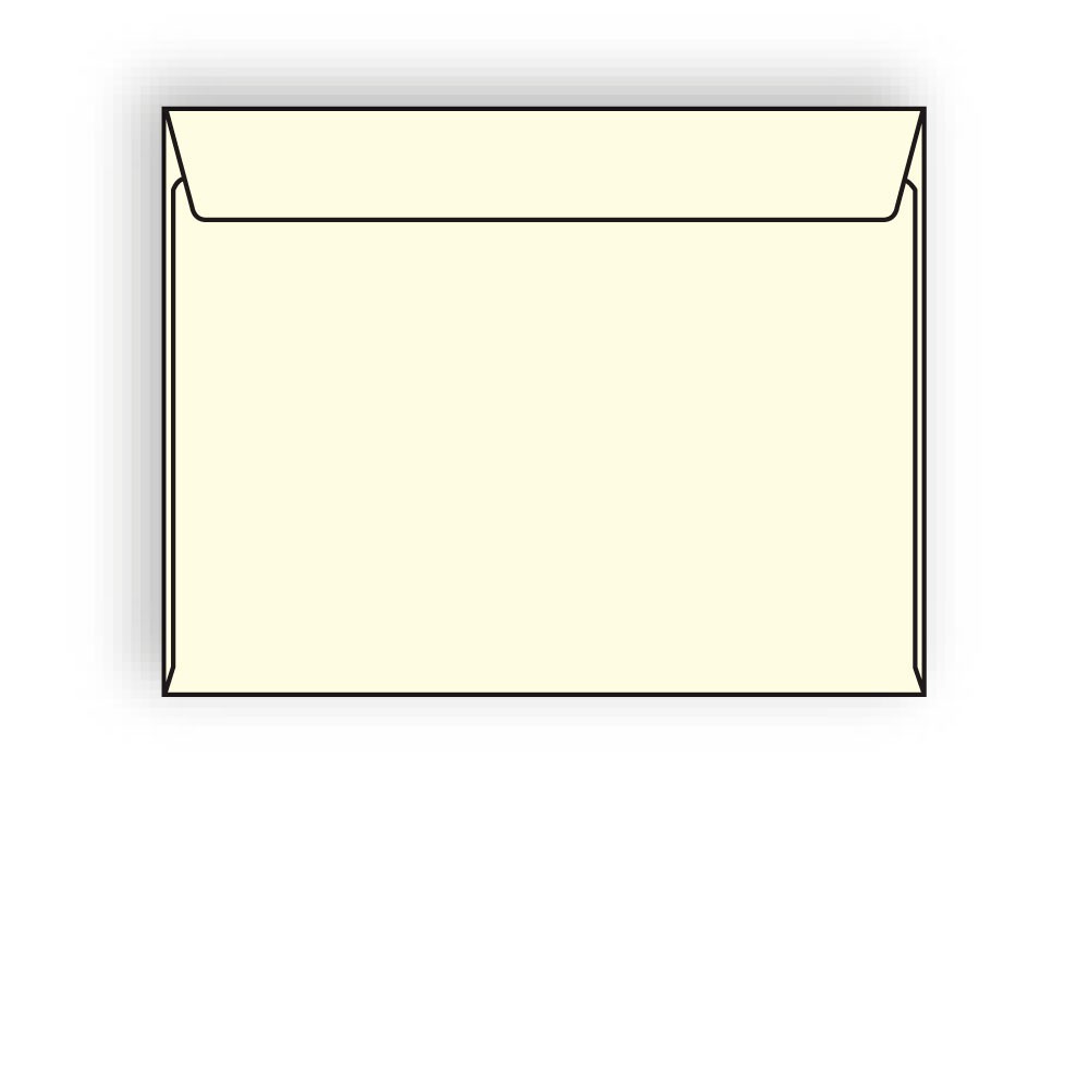 Open Side Booklet Envelopes, 6″ x 9″, 24#, Recycled, Pastel, Acid Free, Side