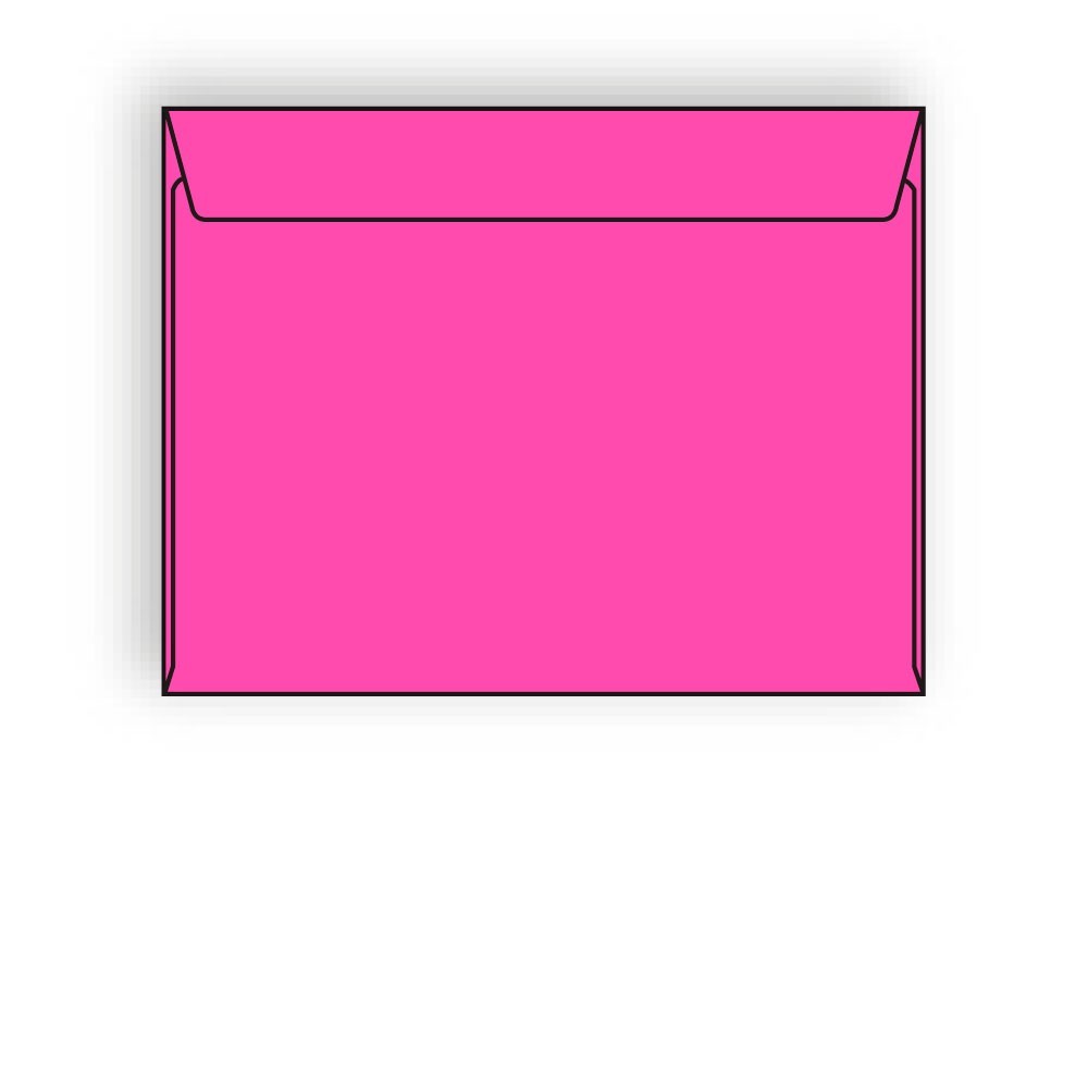 Open Side Booklet Envelopes, 6″ x 9″, 24#, Brightly, Acid Free, Side Seams (Box