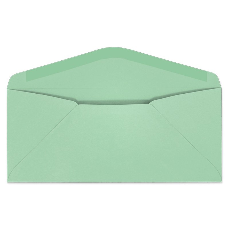 10 DigiClear Window Envelopes, 41/8" x 91/2", 24, Pastel, Green, A
