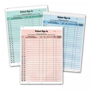 Confidential HIPAA Compliant Patient Sign-In Sheet Forms