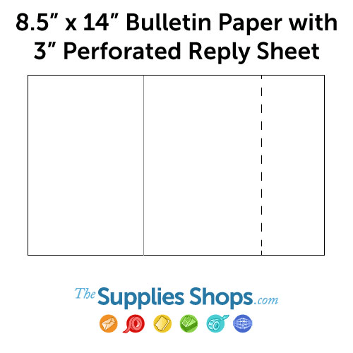 Perforated Bulletin Paper