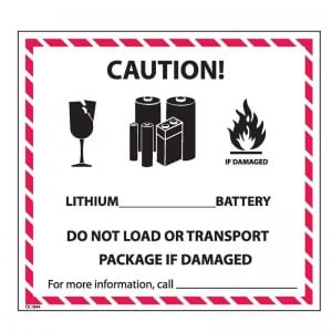 DL1944 - Lithium Battery Labels