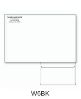 white booklet envelope